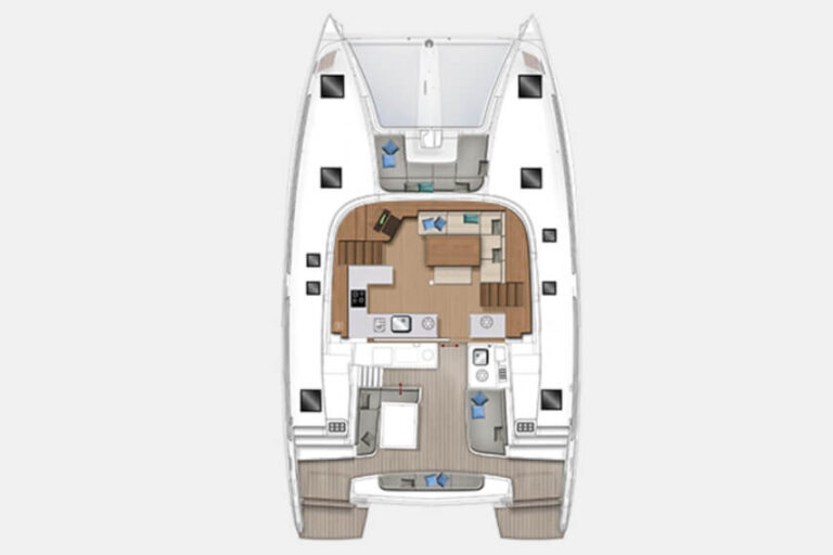 Week charter Lagoon 46 Blue Regeneration 30