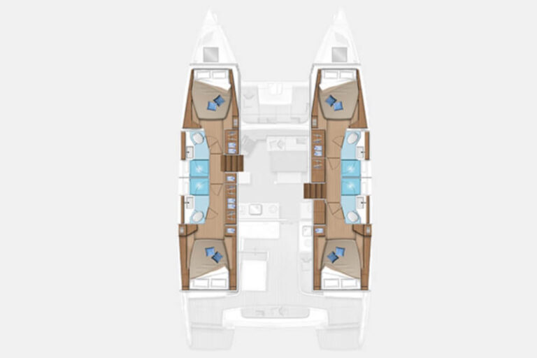 Week charter Lagoon 46 Blue Regeneration 31