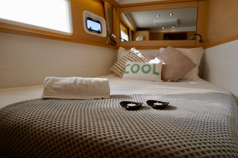 Ibiza Lagoon 450S double cabin on Ibiza catamaran