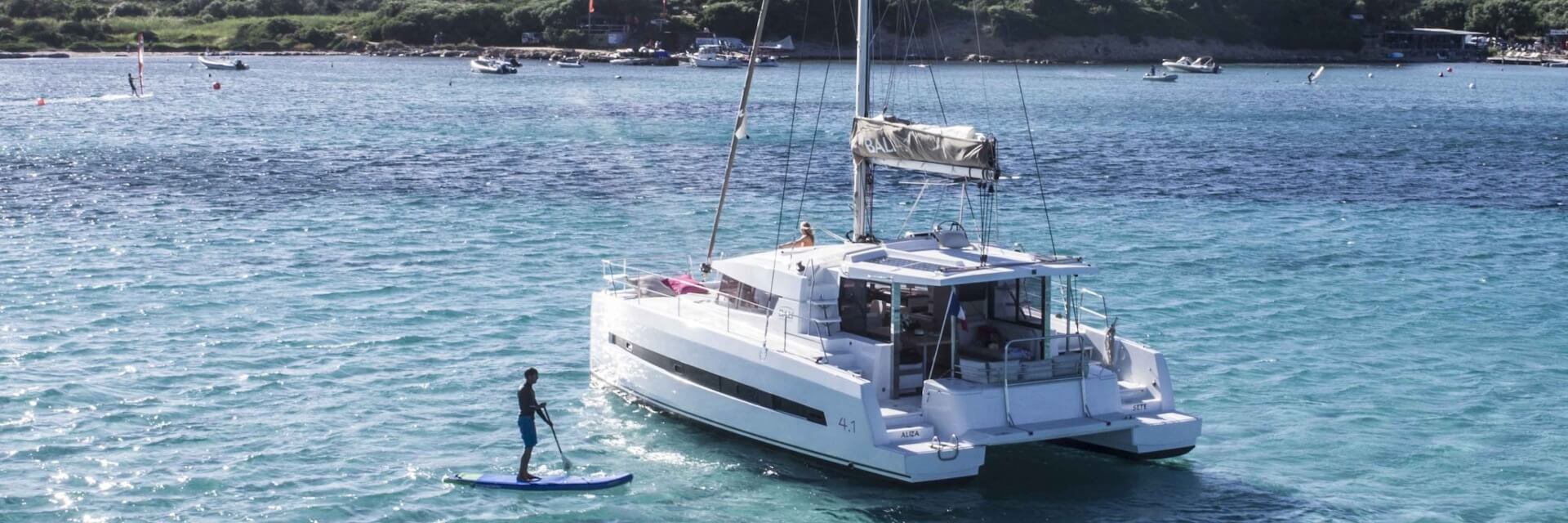 Week charter Ibiza catamaran Bali sailing